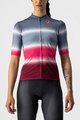 CASTELLI Kurzarm Fahrradtrikot - DOLCE LADY - bordeaux/Blau