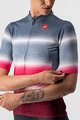 CASTELLI Kurzarm Fahrradtrikot - DOLCE LADY - bordeaux/Blau