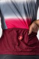 CASTELLI Kurzarm Fahrradtrikot - DOLCE LADY - bordeaux/Blau