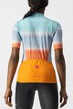 CASTELLI Kurzarm Fahrradtrikot - DOLCE LADY - Orange/Blau