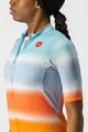 CASTELLI Kurzarm Fahrradtrikot - DOLCE LADY - Orange/Blau