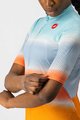 CASTELLI Kurzarm Fahrradtrikot - DOLCE LADY - Orange/Blau