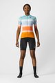 CASTELLI Kurzarm Fahrradtrikot - DOLCE LADY - Orange/Blau