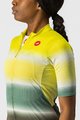 CASTELLI Kurzarm Fahrradtrikot - DOLCE LADY - Grün/Gelb