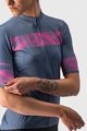 CASTELLI Kurzarm Fahrradtrikot - FENICE LADY - Blau/Rosa