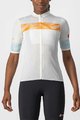 CASTELLI Kurzarm Fahrradtrikot - FENICE LADY - Elfenbein/Orange