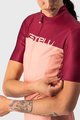 CASTELLI Kurzarm Fahrradtrikot - VELOCISSIMA LADY - bordeaux/Rosa