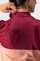 CASTELLI Kurzarm Fahrradtrikot - VELOCISSIMA LADY - bordeaux/Rosa