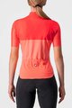 CASTELLI Kurzarm Fahrradtrikot - VELOCISSIMA LADY - Rosa/Orange