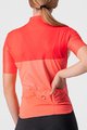 CASTELLI Kurzarm Fahrradtrikot - VELOCISSIMA LADY - Rosa/Orange