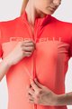 CASTELLI Kurzarm Fahrradtrikot - VELOCISSIMA LADY - Rosa/Orange