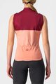 CASTELLI Kurzarm Radtrikot und Shorts - VELOCISSIMA LADY - bordeaux/Rosa/Schwarz