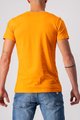 CASTELLI Kurzarm Fahrrad-Shirt - SCORPION TEE - Orange