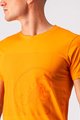 CASTELLI Kurzarm Fahrrad-Shirt - SCORPION TEE - Orange