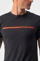 CASTELLI Kurzarm Fahrrad-Shirt - VENTAGLIO TEE - Schwarz