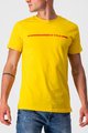 CASTELLI Kurzarm Fahrrad-Shirt - VENTAGLIO TEE - Gelb