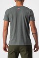 CASTELLI Kurzarm Fahrrad-Shirt - VENTAGLIO TEE - Grau