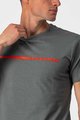 CASTELLI Kurzarm Fahrrad-Shirt - VENTAGLIO TEE - Grau