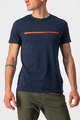 CASTELLI Kurzarm Fahrrad-Shirt - VENTAGLIO TEE - Blau