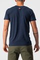 CASTELLI Kurzarm Fahrrad-Shirt - VENTAGLIO TEE - Blau