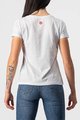 CASTELLI Kurzarm Fahrrad-Shirt - BELLAGIO TEE LADY - Weiß