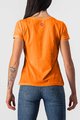 CASTELLI Kurzarm Fahrrad-Shirt - BELLAGIO TEE LADY - Orange