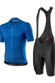 CASTELLI Kurzarm Radtrikot und Shorts - CLASSIFICA - Schwarz/Blau