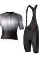 CASTELLI Kurzarm Radtrikot und Shorts - AERO RACE 6.0 - Weiß/Grau/Schwarz