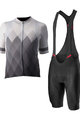 CASTELLI Kurzarm Radtrikot und Shorts - A TUTTA - Anthrazit/Schwarz/Grau/Weiß