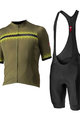 CASTELLI Kurzarm Radtrikot und Shorts - GRIMPEUR - Schwarz/Grün