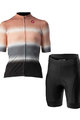 CASTELLI Kurzarm Radtrikot und Shorts - DOLCE LADY - Grau/Rosa/Schwarz