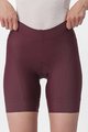 CASTELLI Fahrradshorts ohne Träger - PRIMA LADY - bordeaux