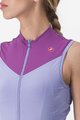 CASTELLI Ärmelloses Fahrradtrikot - SOLARIS LADY - Lila