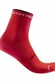 CASTELLI Klassische Fahrradsocken - ROSSO CORSA 11 LADY  - Rot