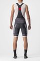 CASTELLI Kurze Fahrradhose mit Trägern - COMPETIZION KIT - Grau