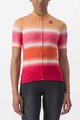 CASTELLI Kurzarm Fahrradtrikot - DOLCE LADY - Rot/Orange