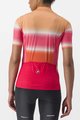 CASTELLI Kurzarm Fahrradtrikot - DOLCE LADY - Rot/Orange