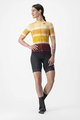 CASTELLI Kurzarm Fahrradtrikot - DOLCE LADY - Gelb/bordeaux