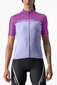 CASTELLI Kurzarm Fahrradtrikot - VELOCISSIMA LADY - Lila