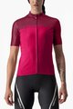 CASTELLI Kurzarm Fahrradtrikot - VELOCISSIMA LADY - Rot/Rosa