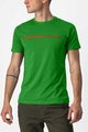 CASTELLI Kurzarm Fahrrad-Shirt - VENTAGLIO TEE - Grün