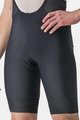 CASTELLI Kurze Fahrradhose mit Trägern - ENTRATA 2 - Schwarz