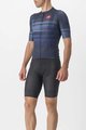 CASTELLI Kurzarm Fahrradtrikot - CLIMBER'S 3.0 - Blau