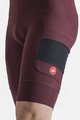 CASTELLI Kurze Fahrradhose mit Trägern - UNLIMITED CARGO - bordeaux