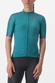 CASTELLI Kurzarm Fahrradtrikot - PEZZI LADY - Grün