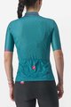 CASTELLI Kurzarm Fahrradtrikot - PEZZI LADY - Grün