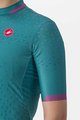 CASTELLI Kurzarm Fahrradtrikot - PEZZI LADY - Grün