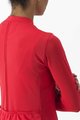 CASTELLI Langarm Fahrradtrikot für den Sommer - ANIMA 4 LADY - Rot