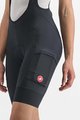 CASTELLI Kurze Fahrradhose mit Trägern - UNLIMITED CARGO LADY - Schwarz