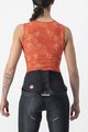 CASTELLI Ärmelloses Fahrrad-Shirt - PRO MESH 4 W LADY - Orange